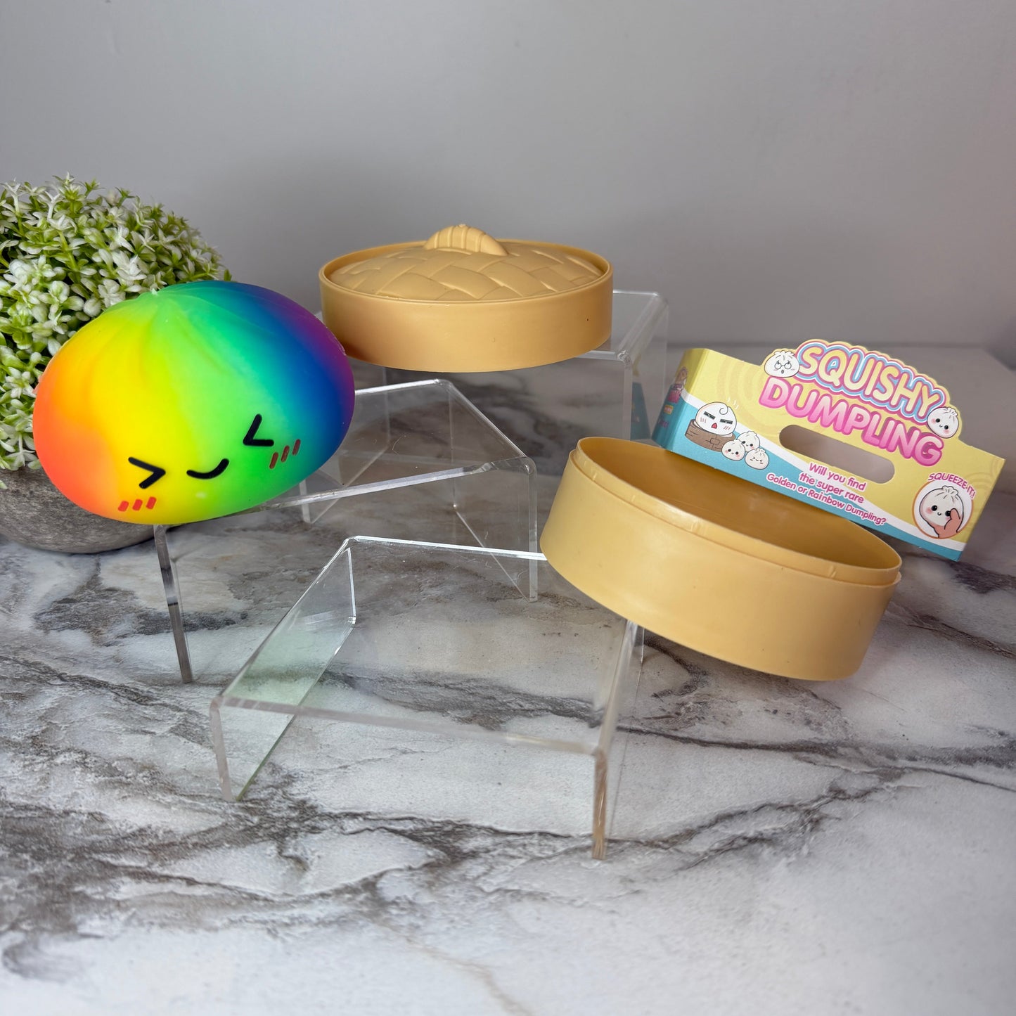 Squishy Toy - Viral Dumpling, Rainbow