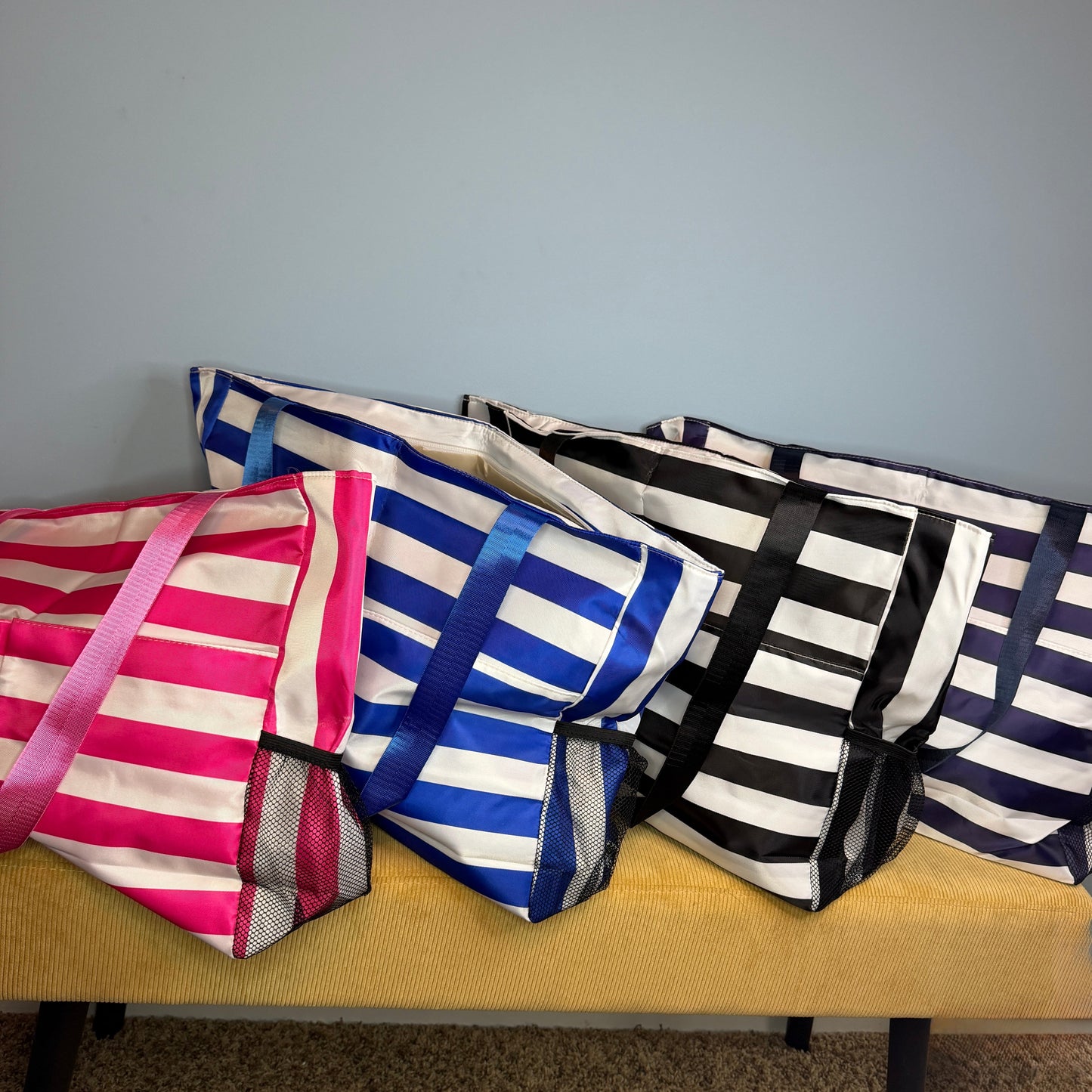 Tote Bag - Summer Stripes - Pink
