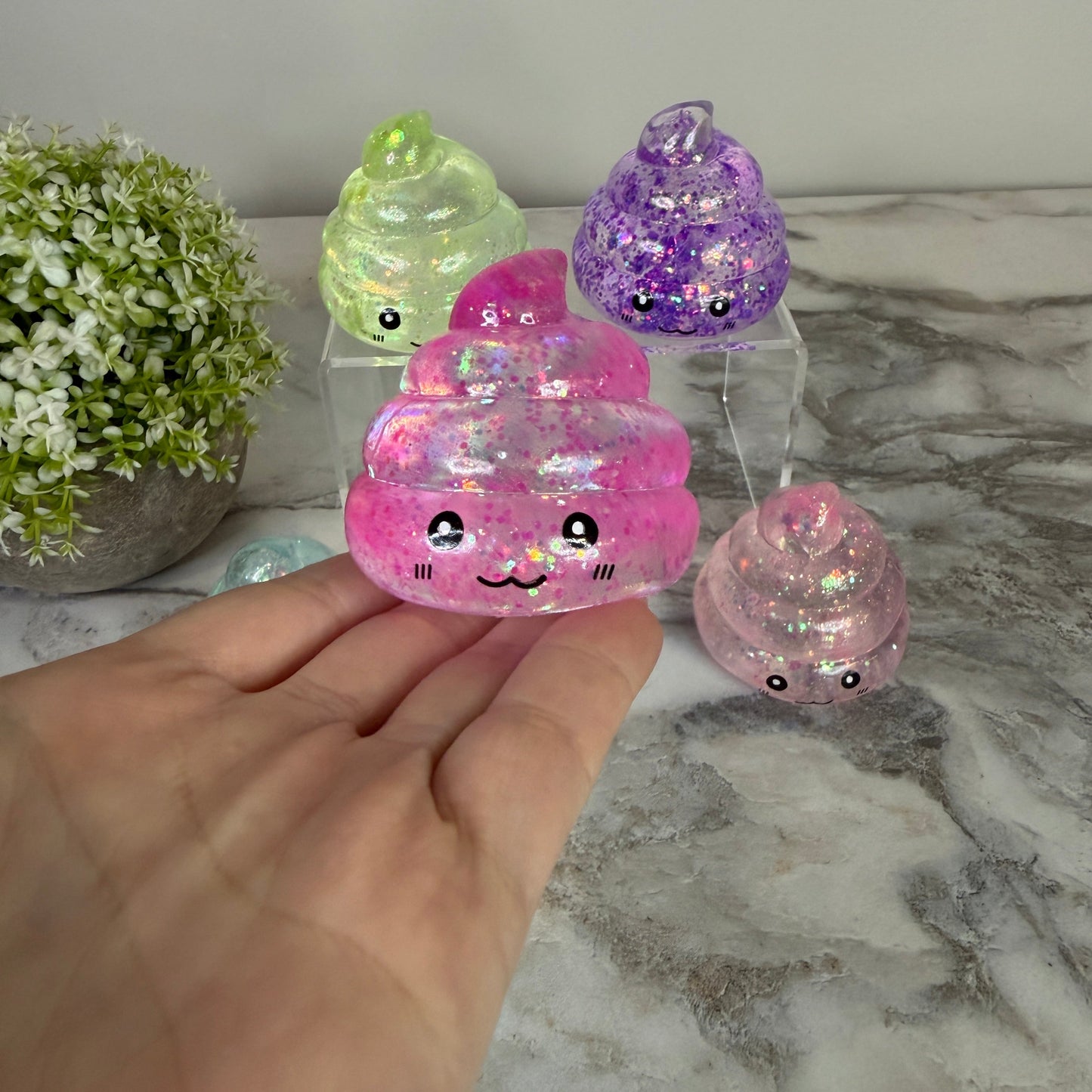 Squishy Toy - Glitter Poop