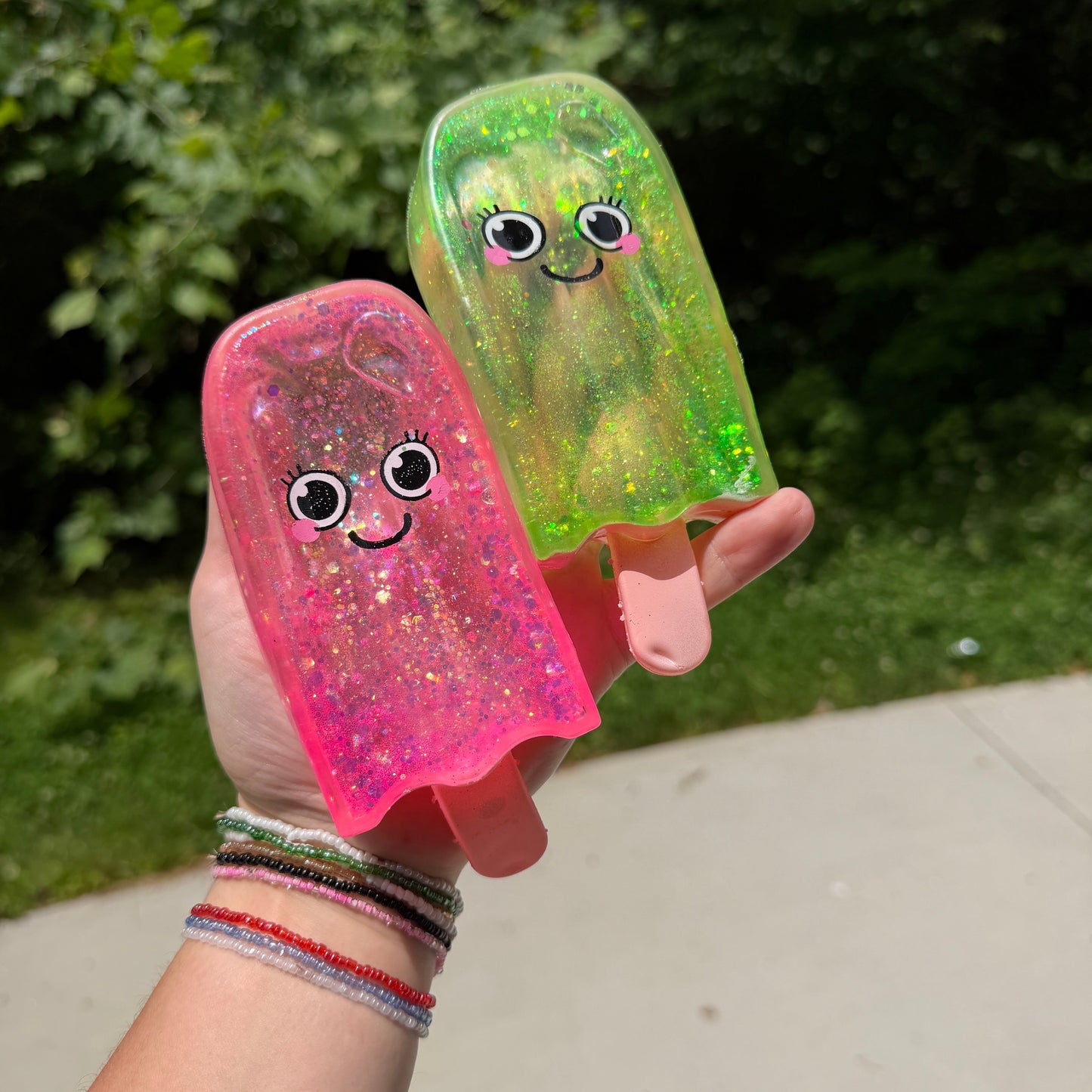 Squishy Toy - Slow Glitter Popsicle