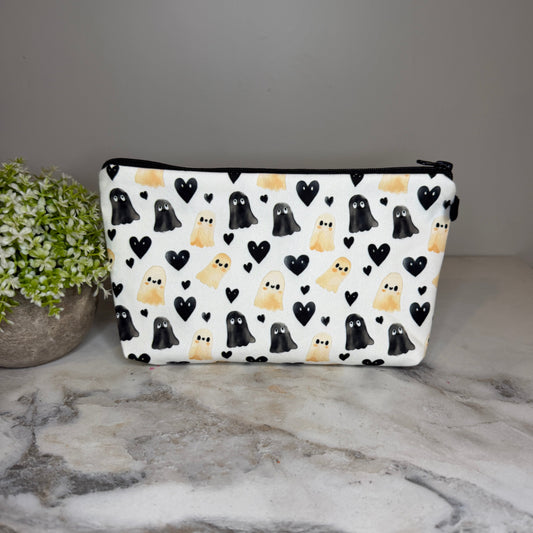 Pouch - Halloween Fall - Ghost Hearts