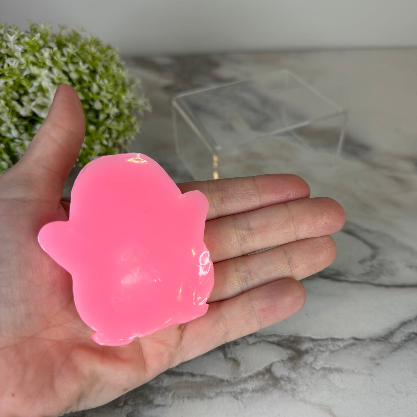 Squishy Toy - Penguin + Pom Pom