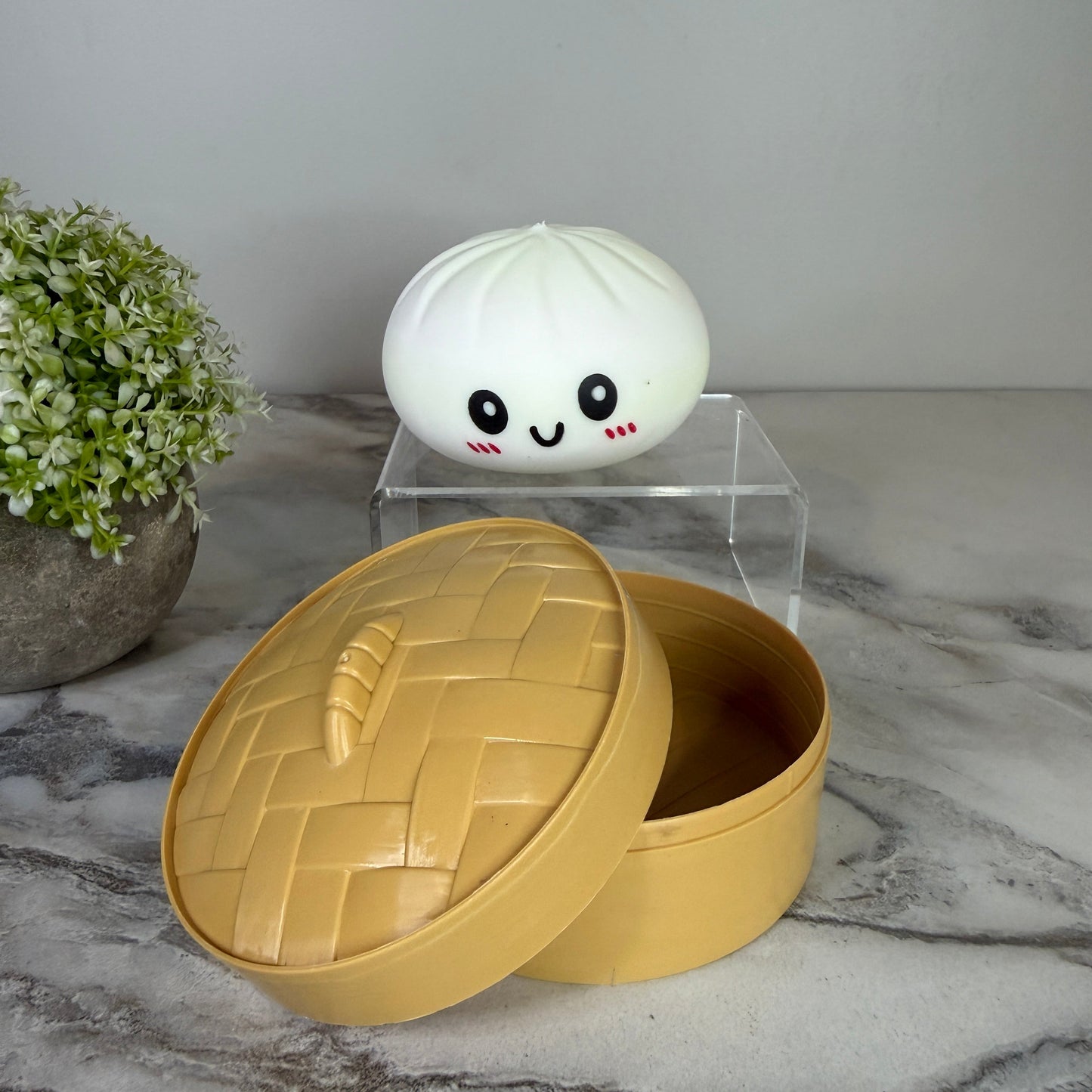 Squishy Toy - Viral Dumpling, Solid White #2