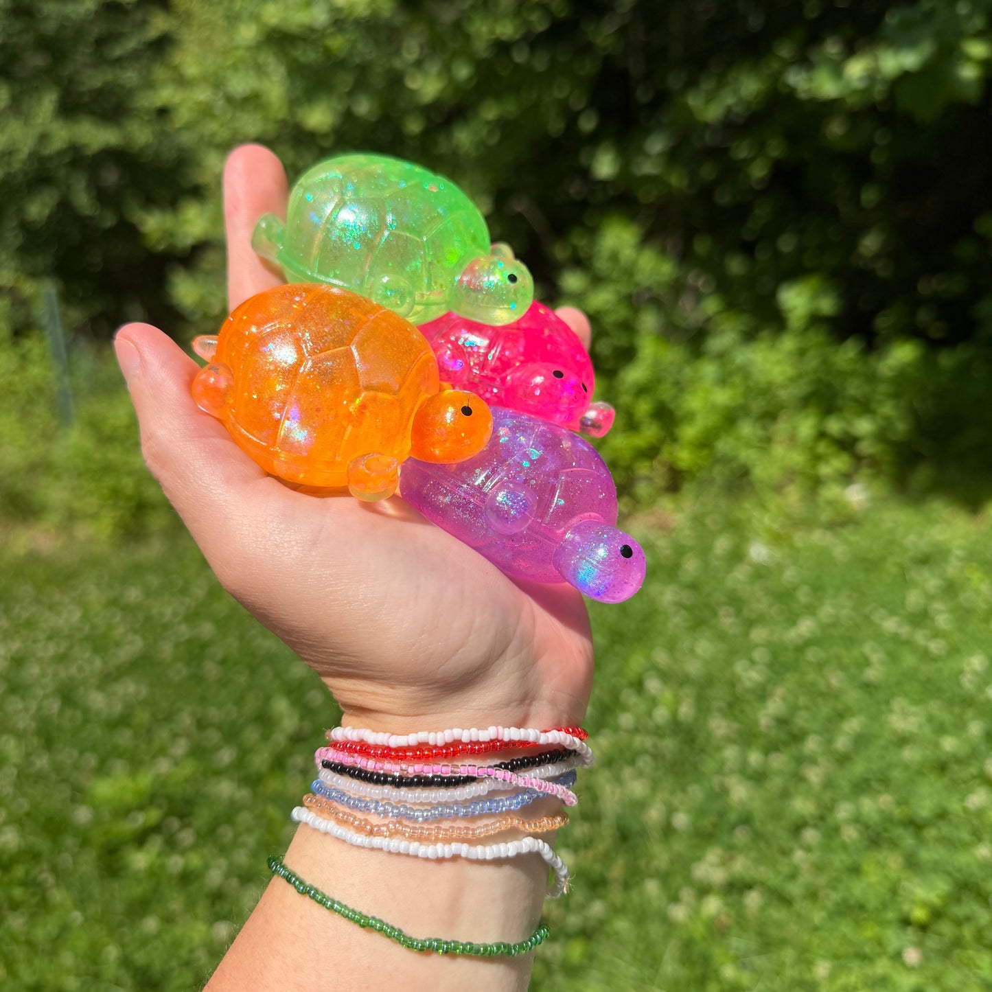 Squishy Toy - Glitter Turtle #2