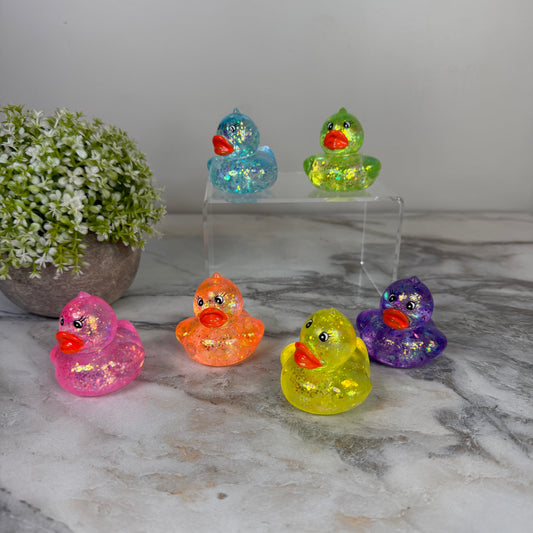 Squishy Toy - Glitter Ducks