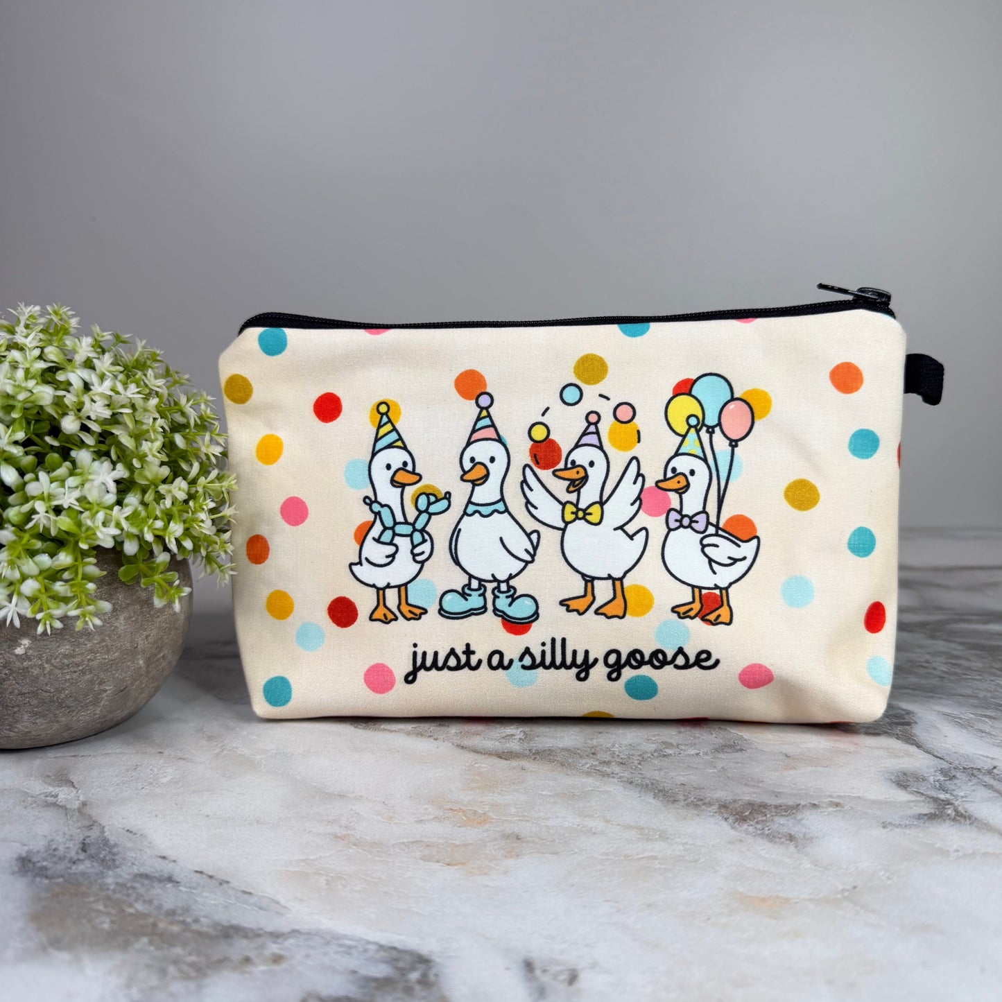 Pouch - Goose, Silly Birthday