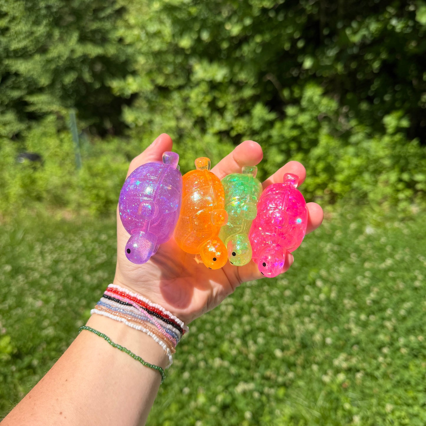 Squishy Toy - Glitter Turtle #2