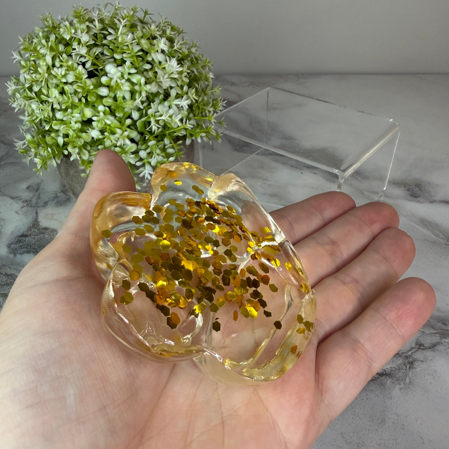 Squishy Toy - Paw Print, Glitter