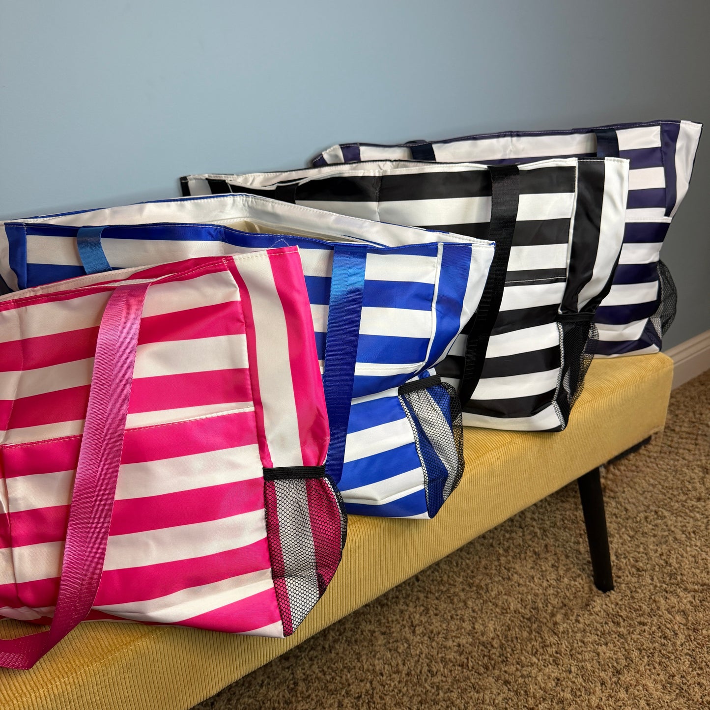 Tote Bag - Summer Stripes - Pink