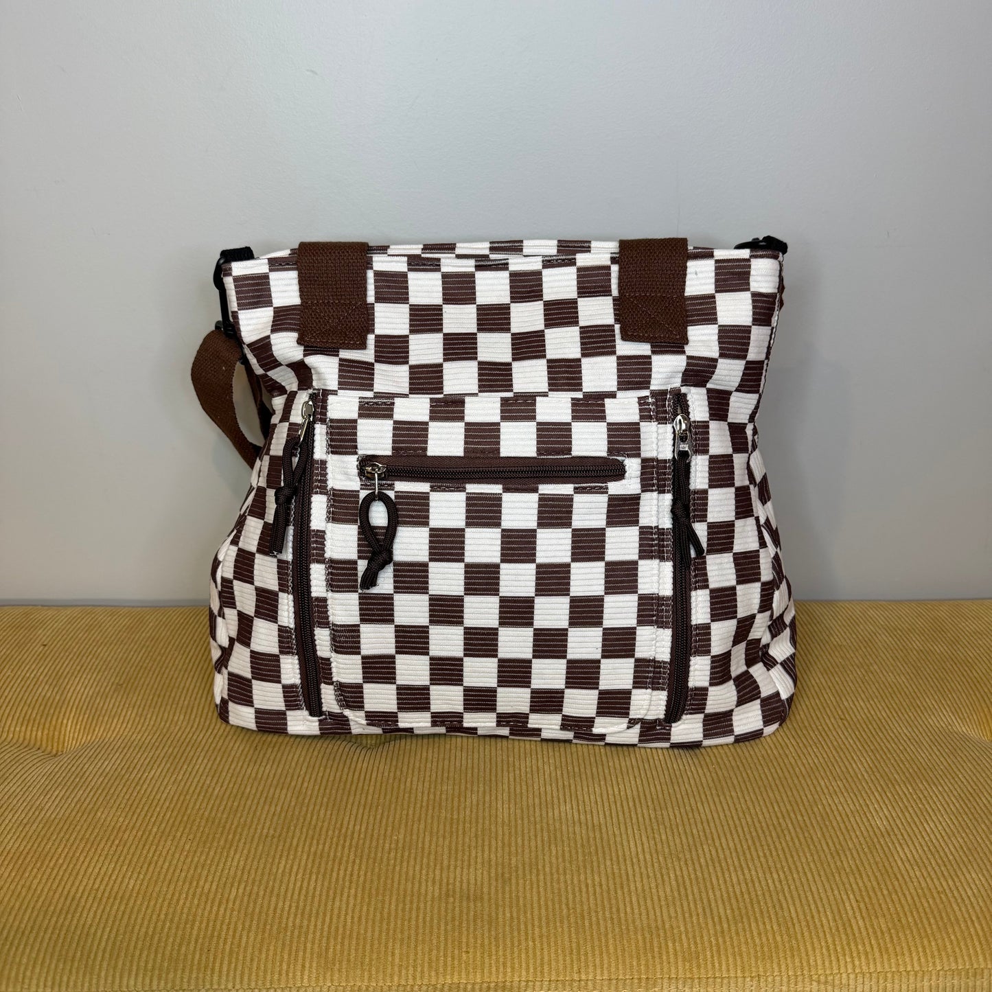 Caitlin Handbag - Corduroy Checker