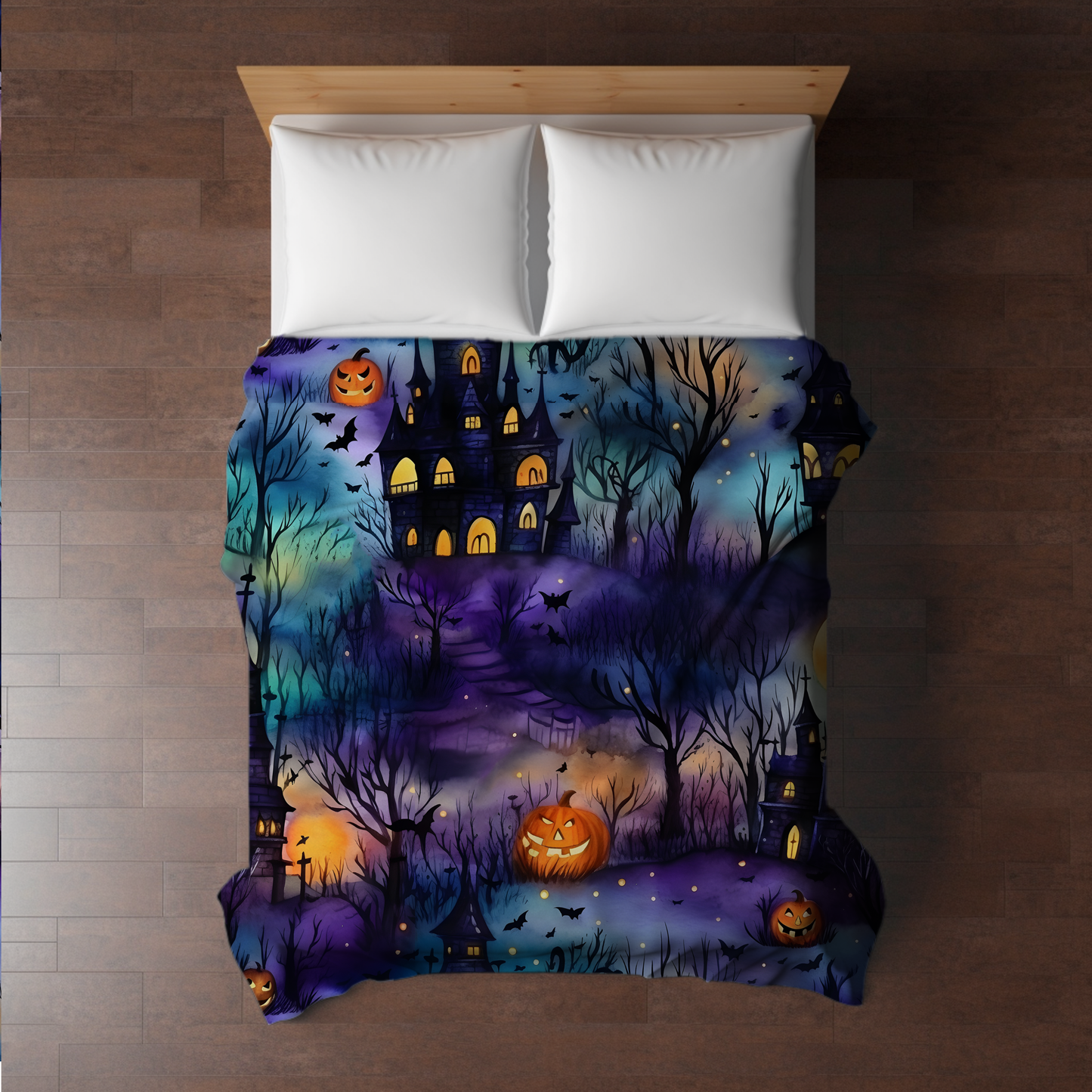 Blanket Halloween #17 - Haunted House - PREORDER ends 7/25