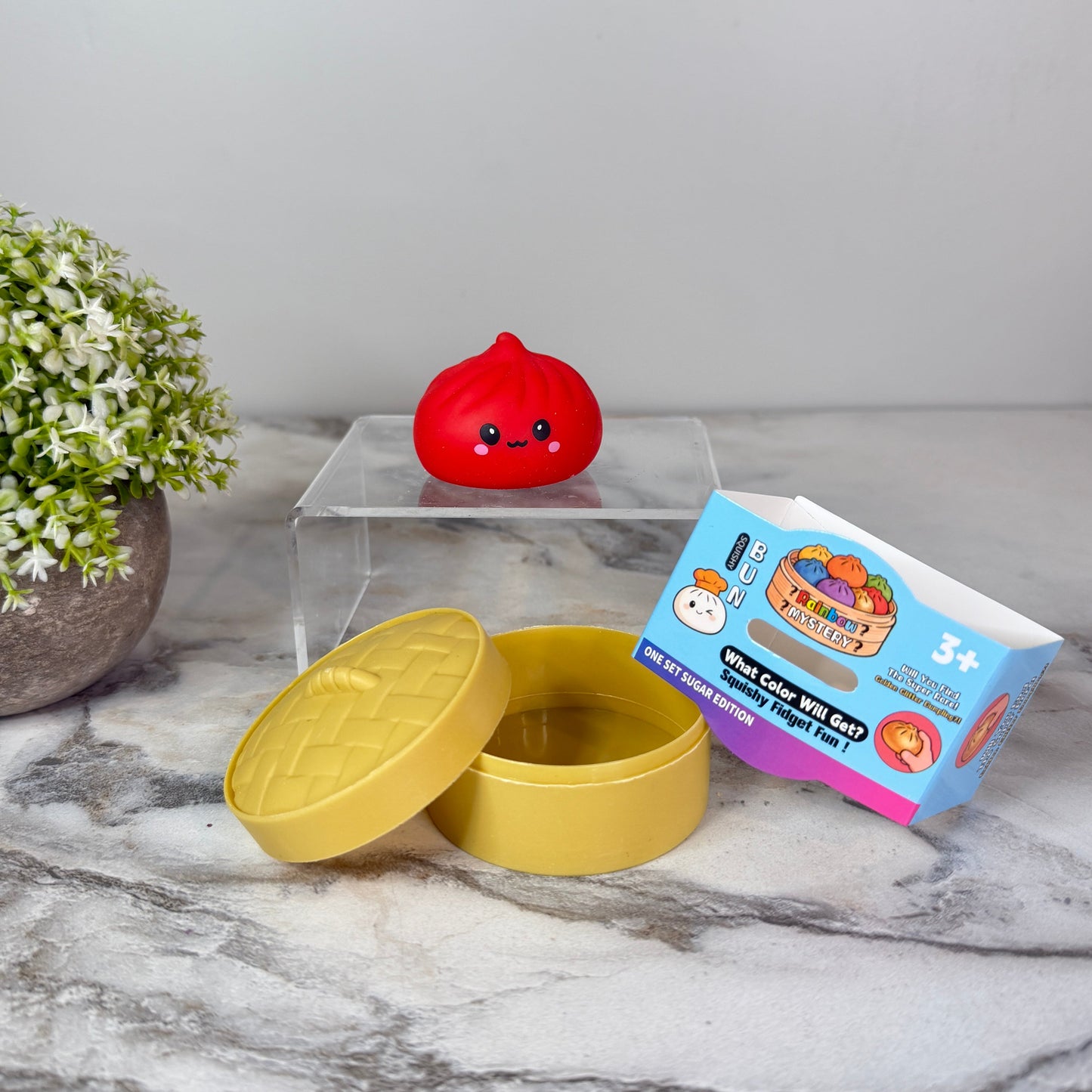 Squishy Toy - Mini Dumpling, Solid, Single Item