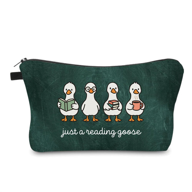 Pouch - Book, Reading Goose