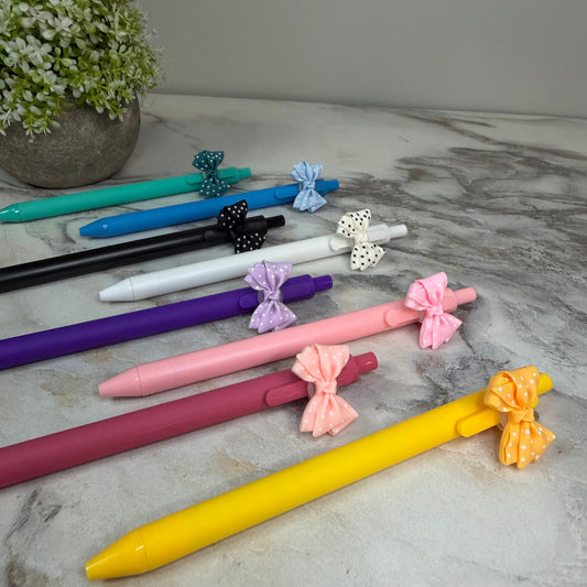 Pen - Bow Polkadot Mix