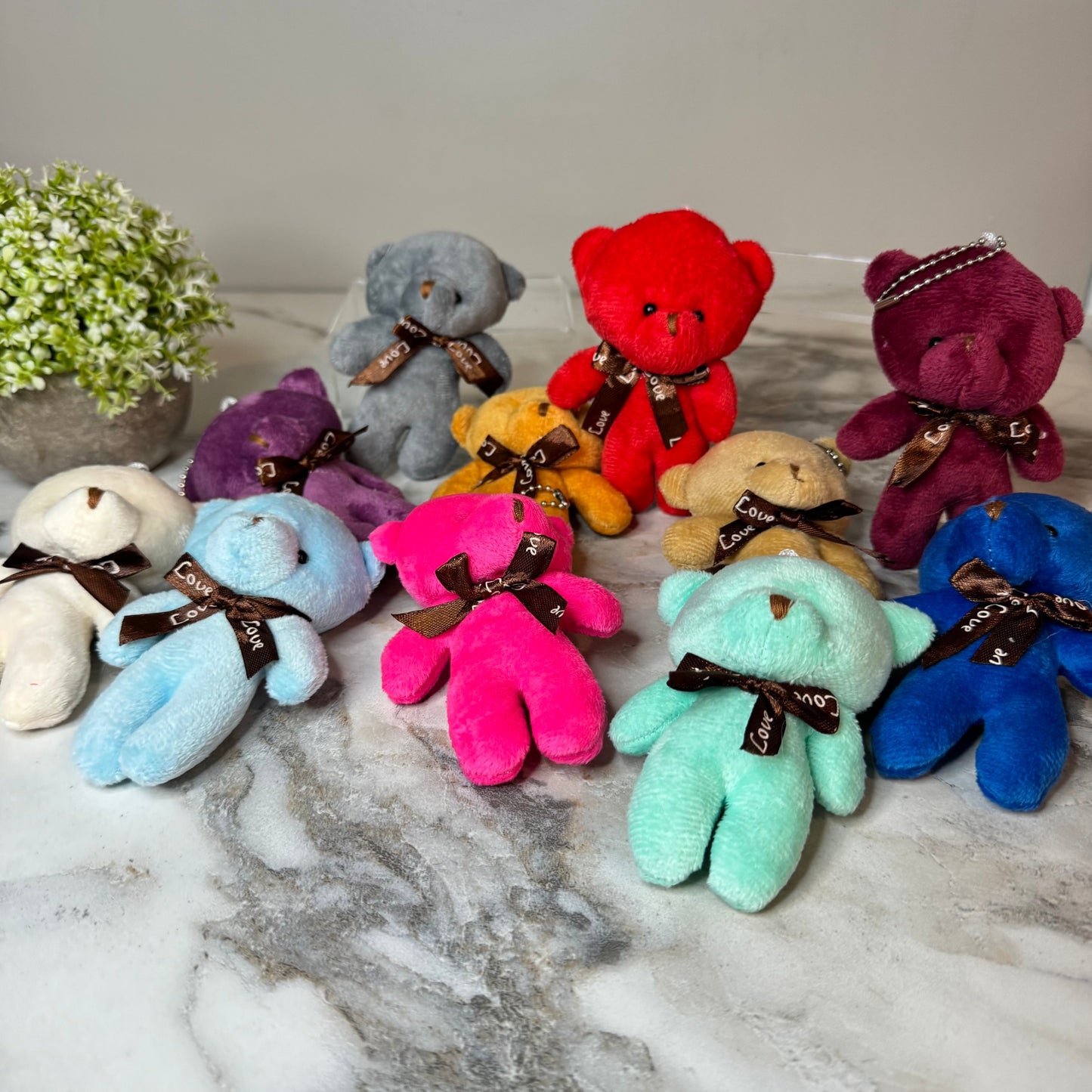 Stuffed Plush - Bear Keychain