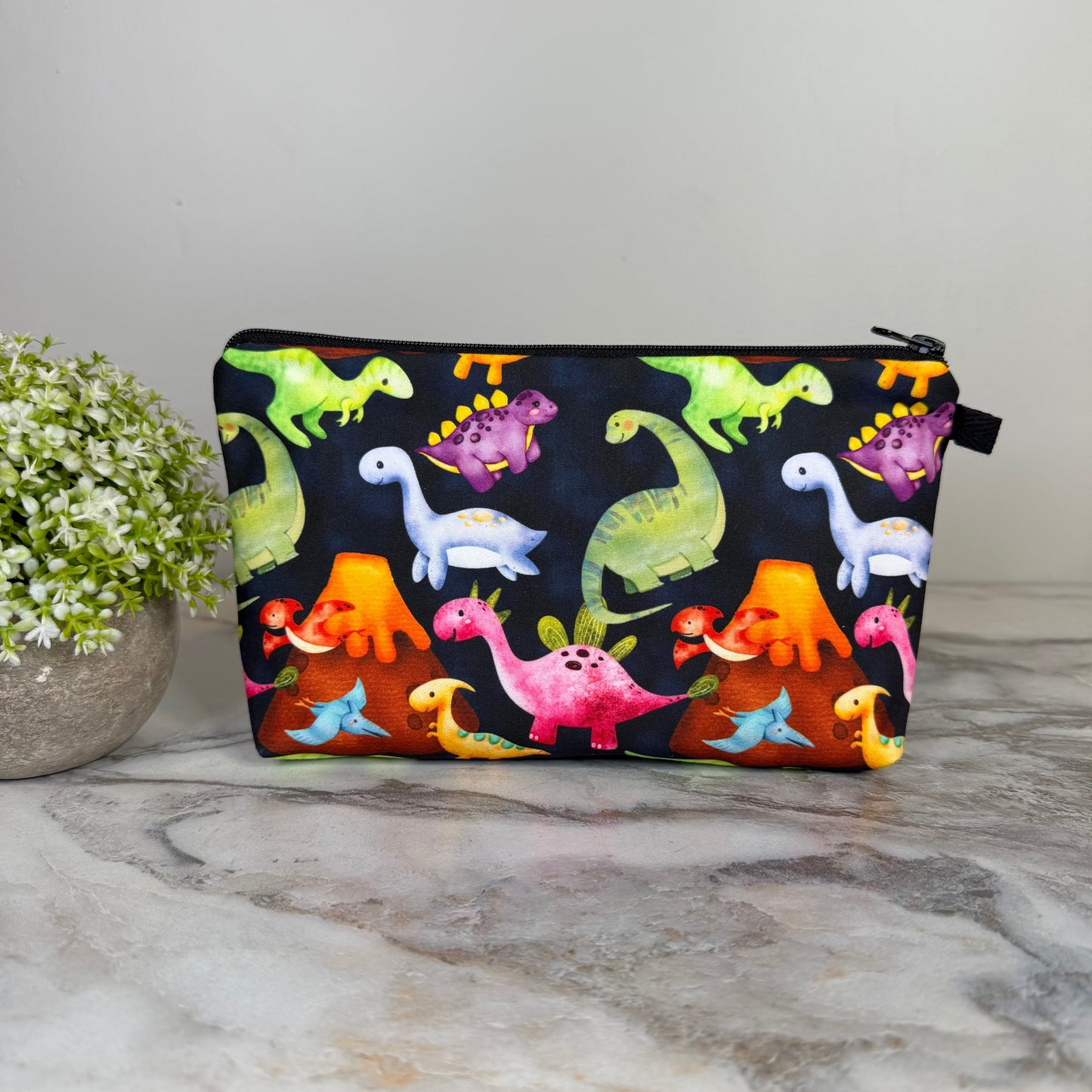 Pouch - Dino Dinosaur Volcano