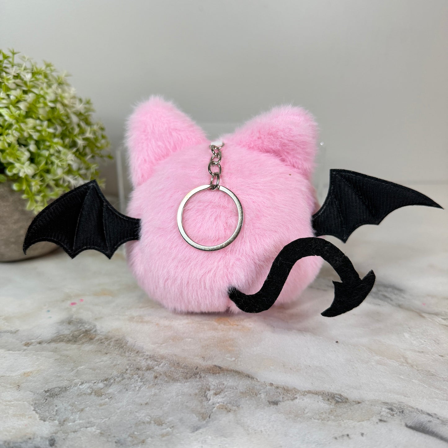 Keychain - Pom Pom Bat