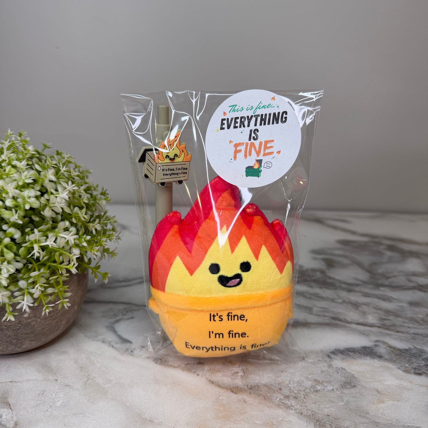 Bundled Set - Dumpster Fire Plush
