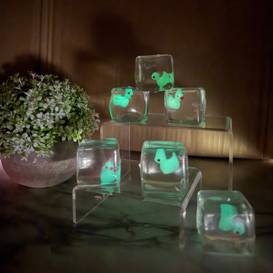 Squishy Toy - Ice Cube Glow In The Dark Duck