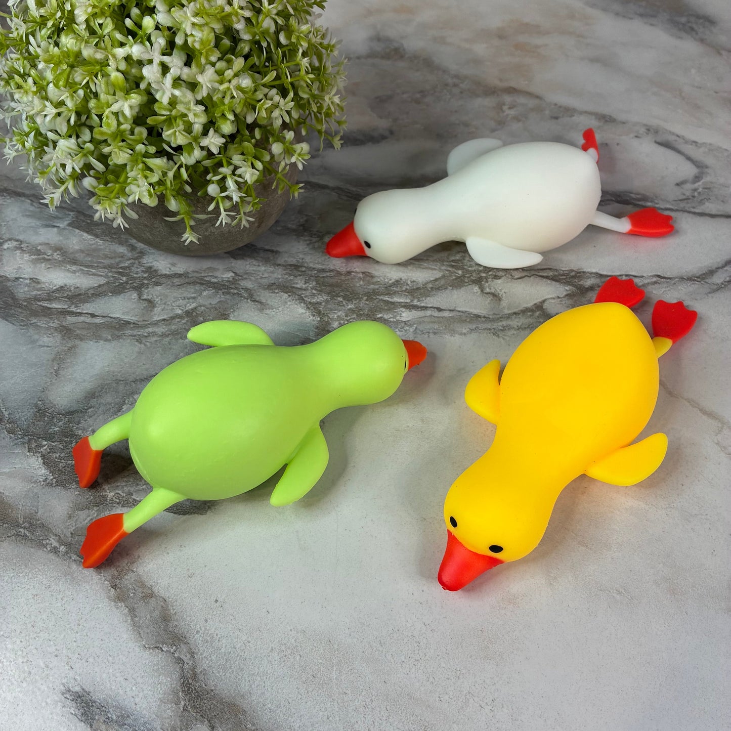 Squishy Toy - Laying Down Duck