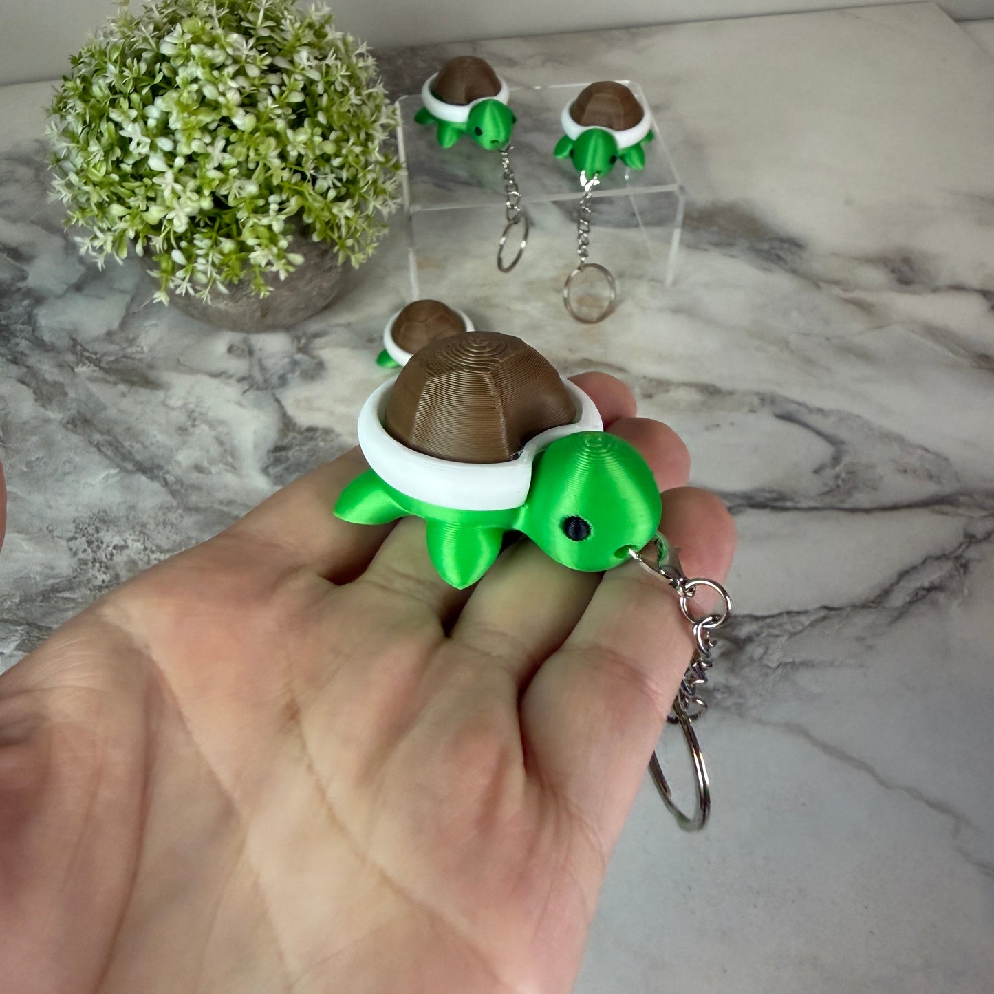 Keychain Clicker Toy - Turtle