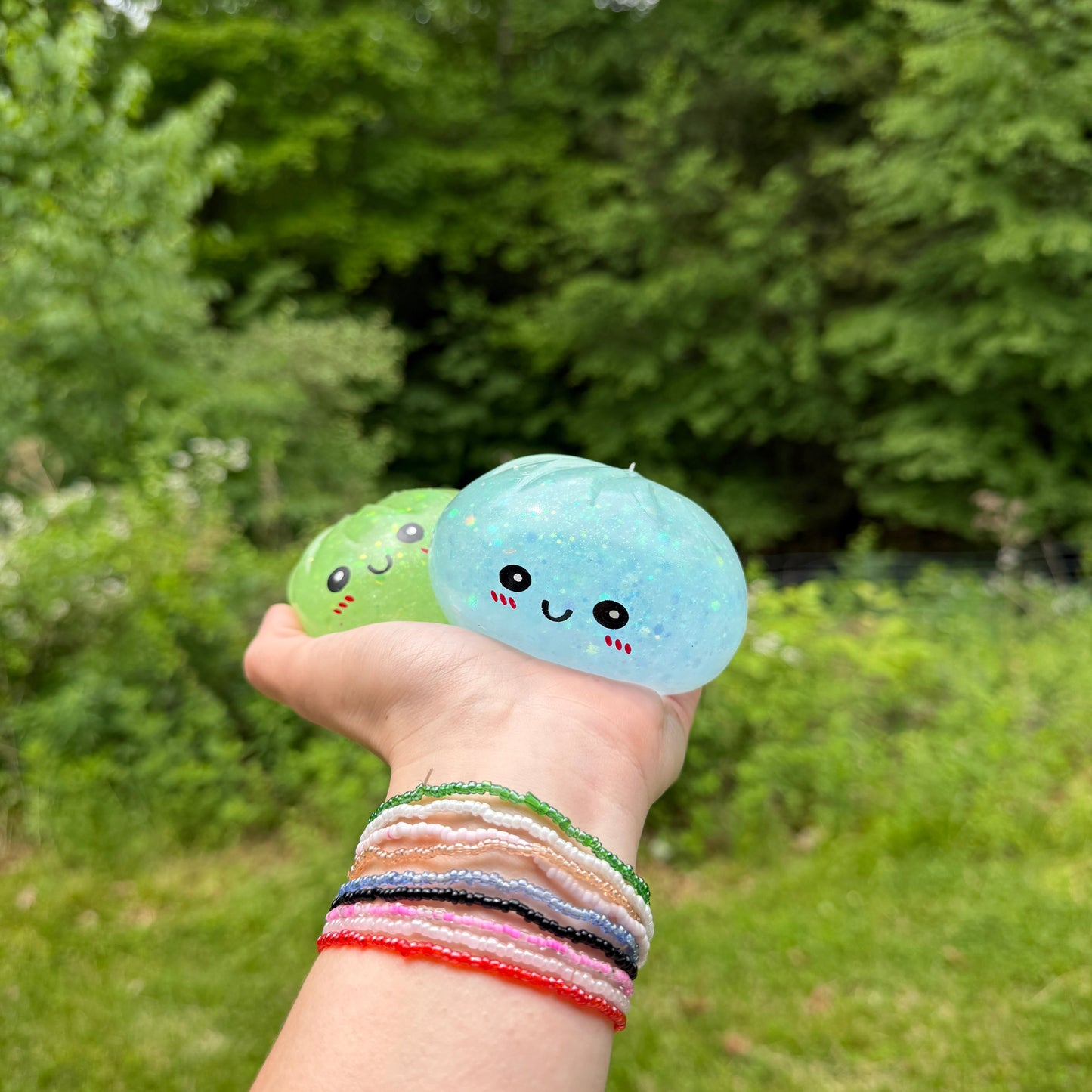 Squishy Toy - Viral Dumpling, Glow In The Dark