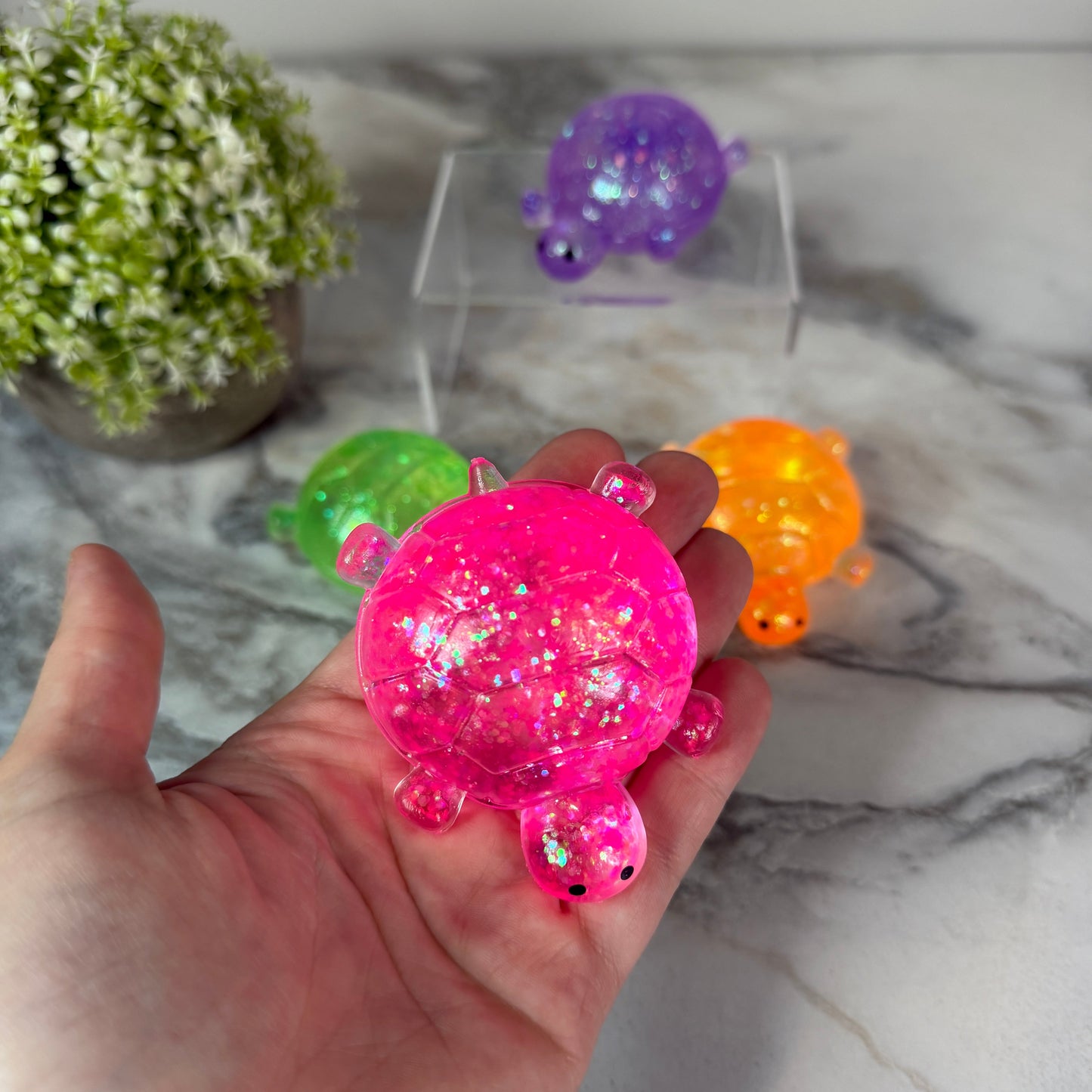 Squishy Toy - Glitter Turtle #2