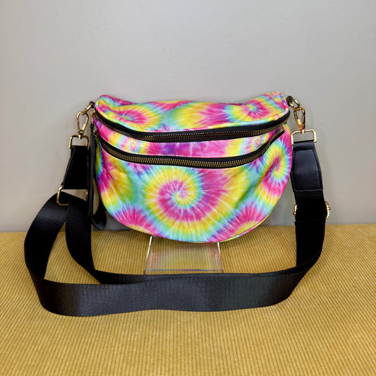 The Roni Nylon Crossbody - Tie Dye Swirl