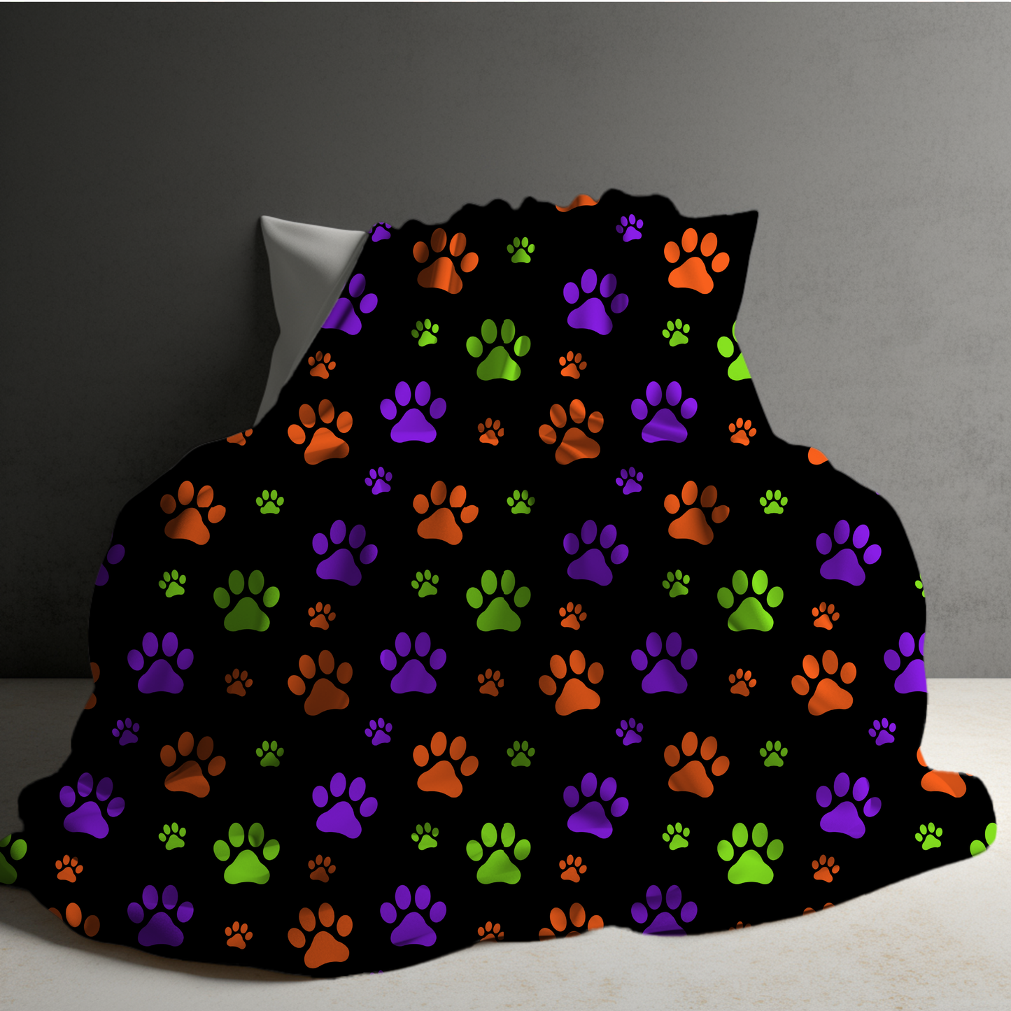 Blanket Halloween #30 - Paw Print - PREORDER ends 7/25