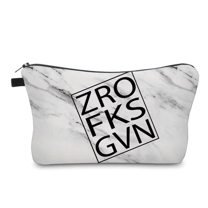 Pouch - Humor Adult, Zero Fucks Given