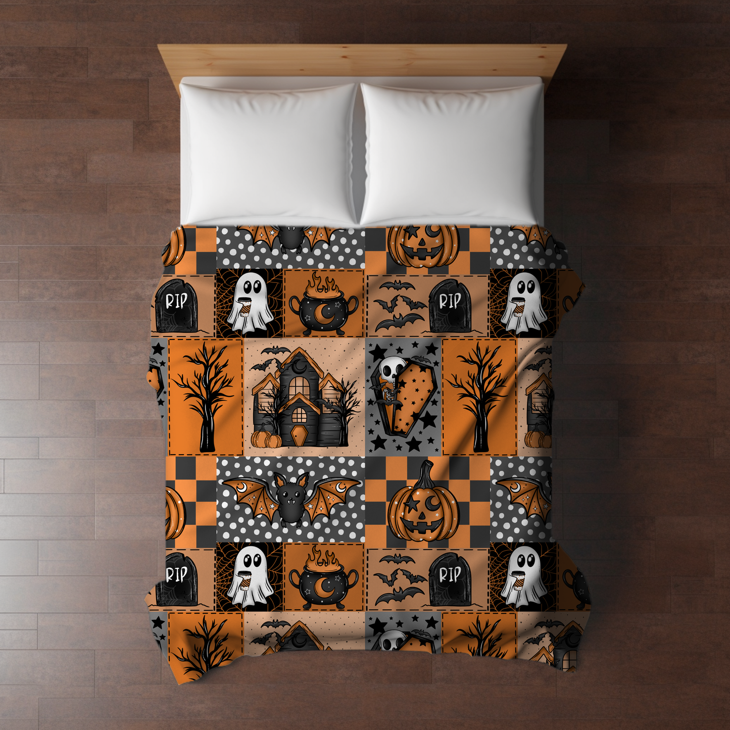 Blanket Halloween #34 - Patchwork Halloween - PREORDER ends 7/25