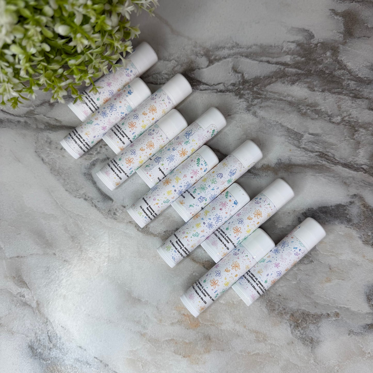 Lip Balm - Doodle Floral