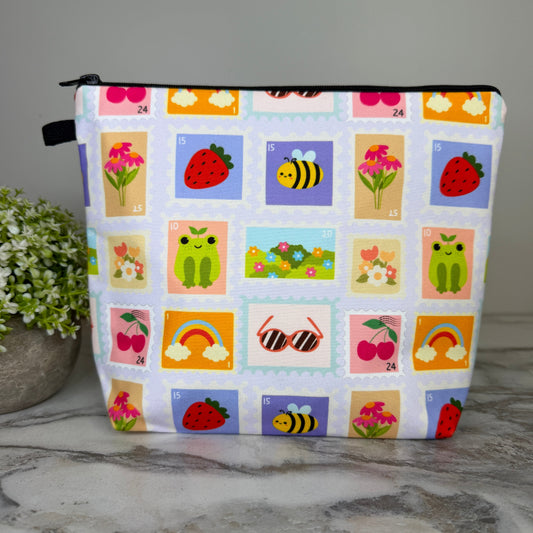 Pouch XL - Summer Stamps + Animals