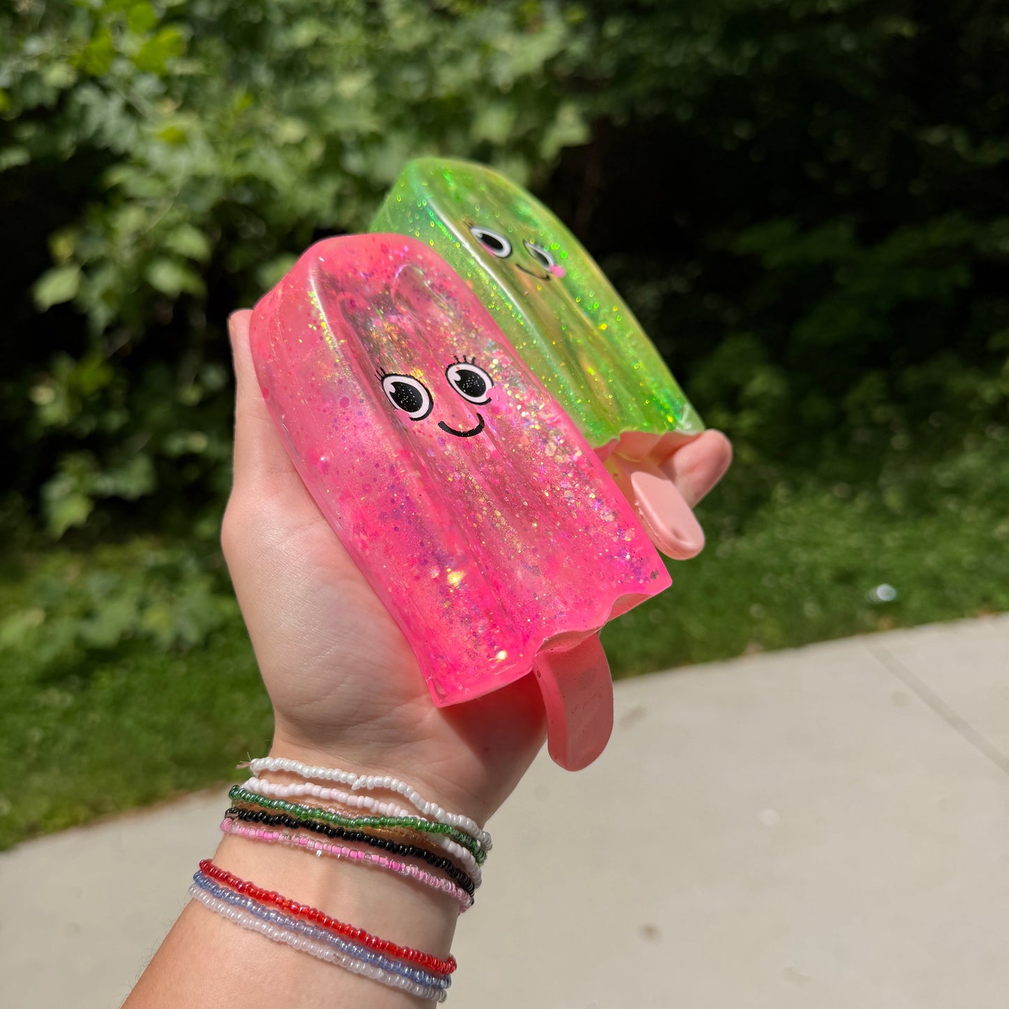 Squishy Toy - Slow Glitter Popsicle