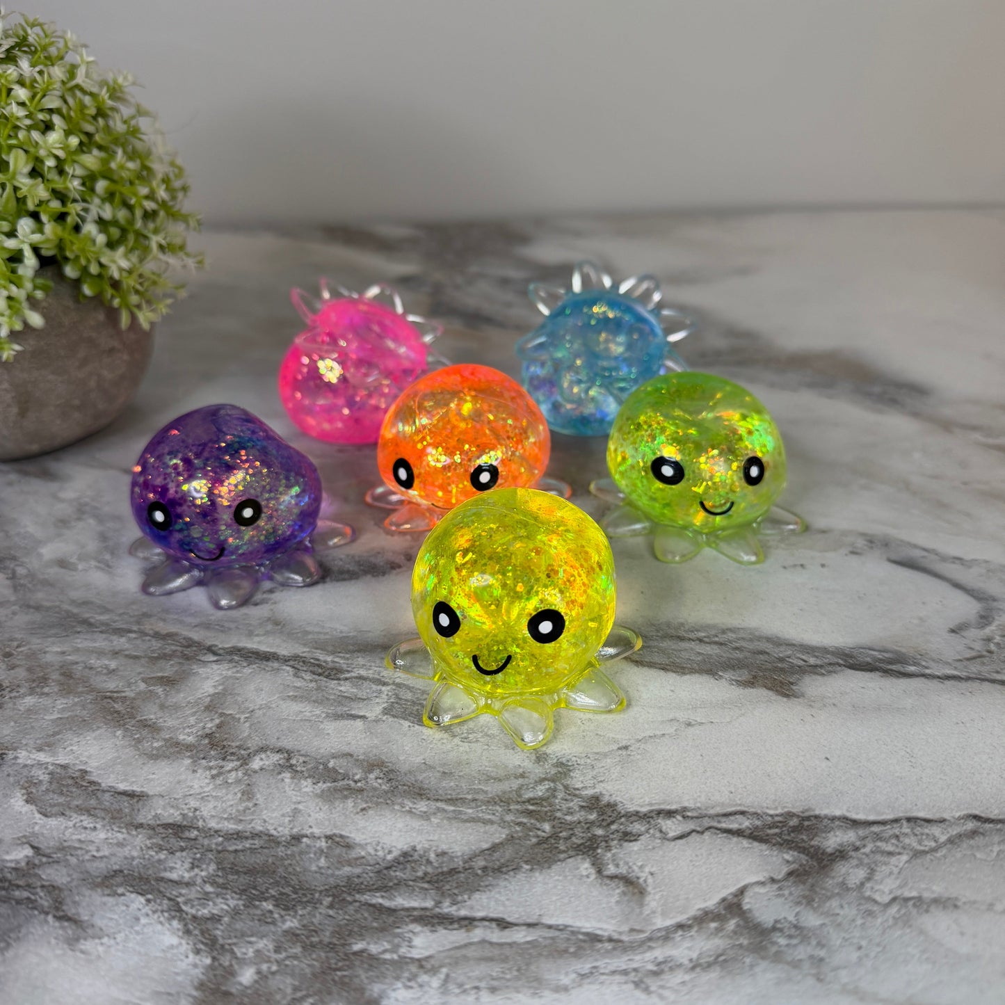 Squishy Toy - Octopus Glitter