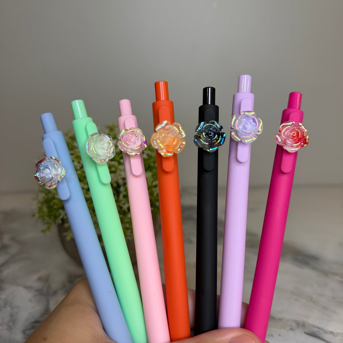 Pen - Holographic Roses
