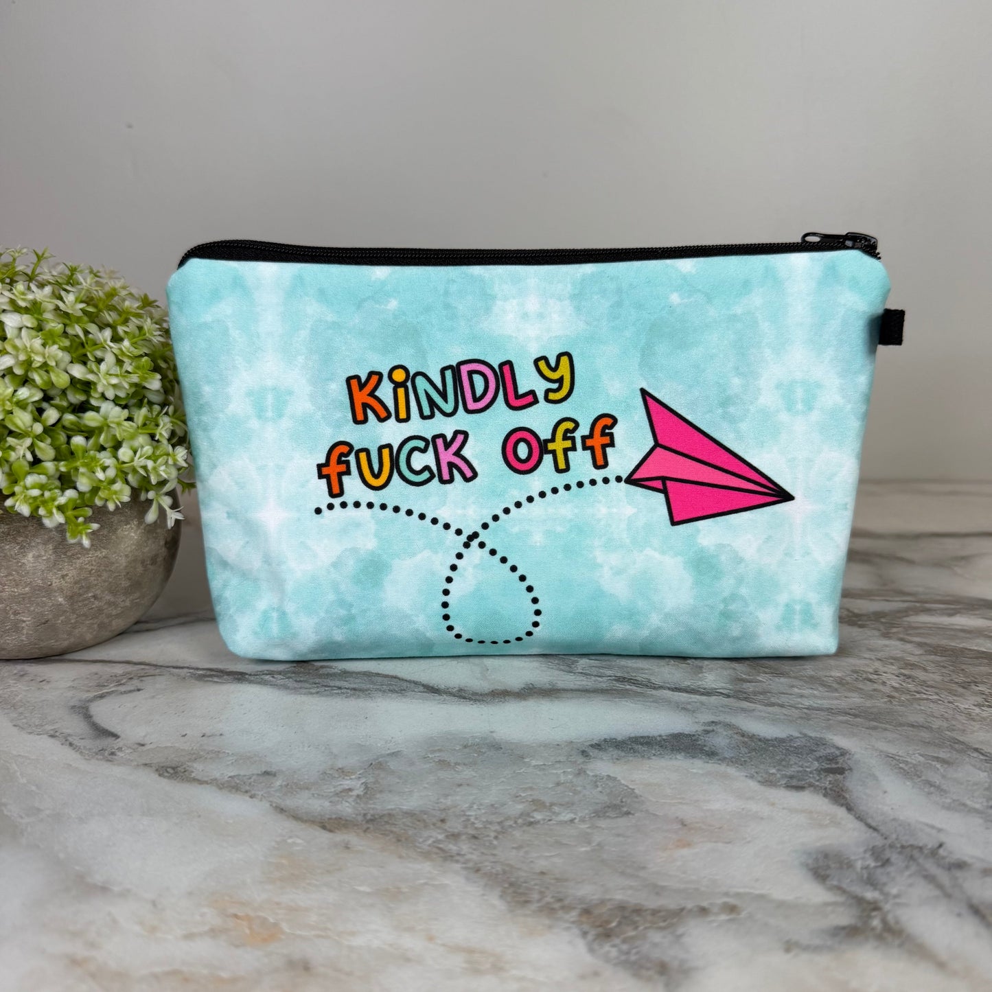Pouch - Humor Adult, Kindly Fuck Off