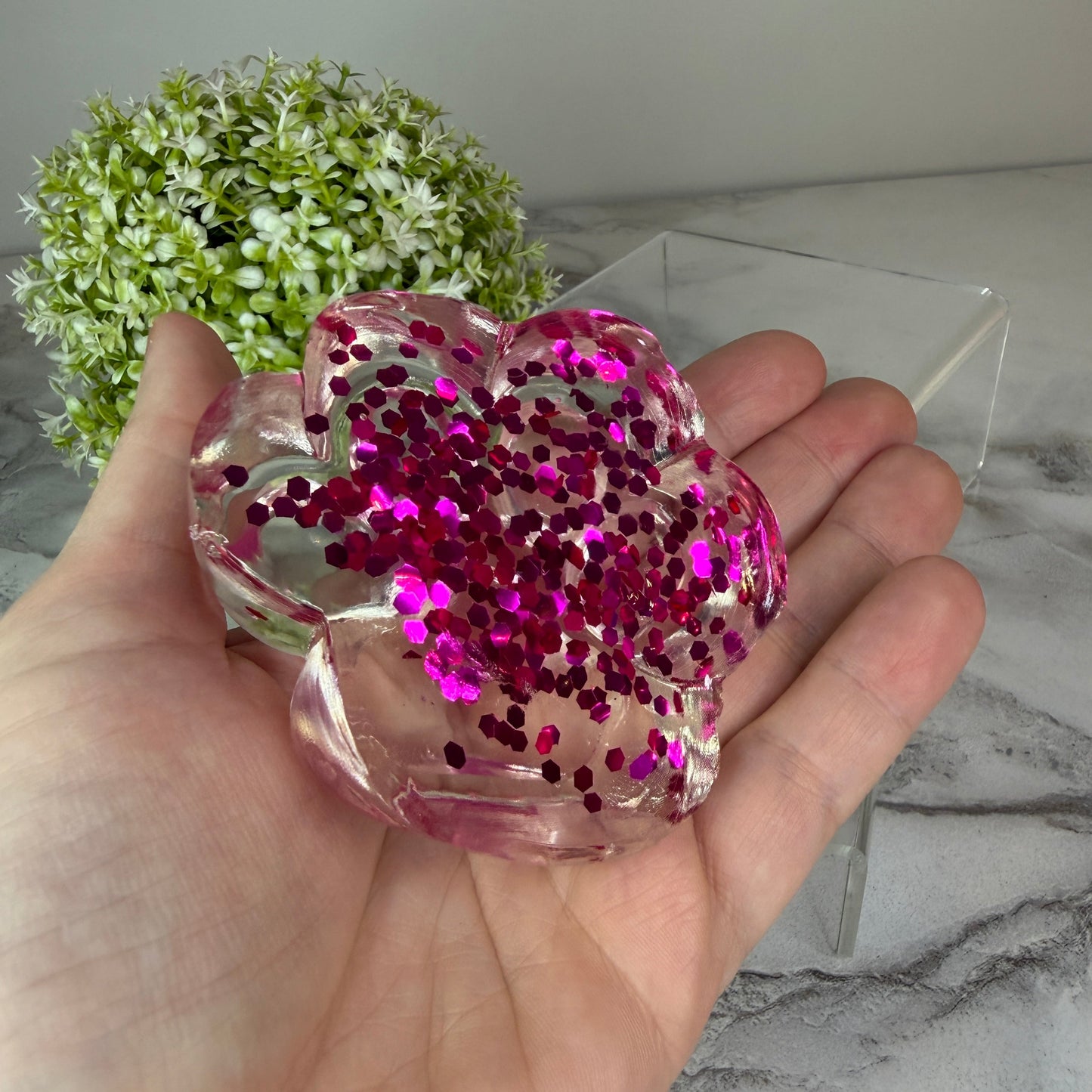 Squishy Toy - Paw Print, Glitter