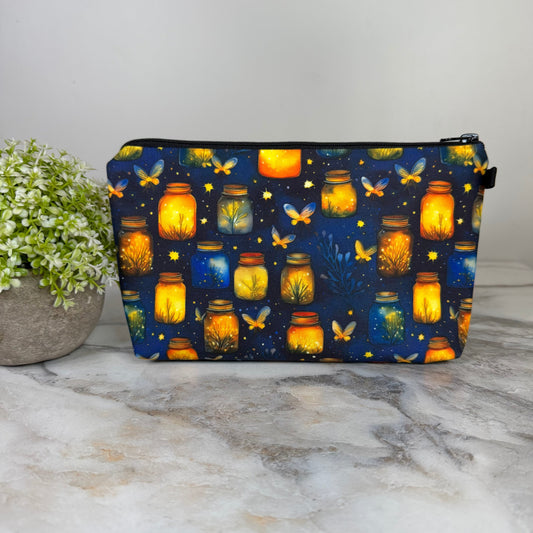 Pouch - Lightning Bug Firefly Jars