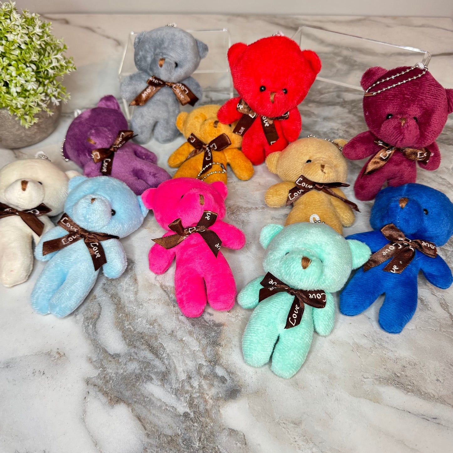 Stuffed Plush - Bear Keychain