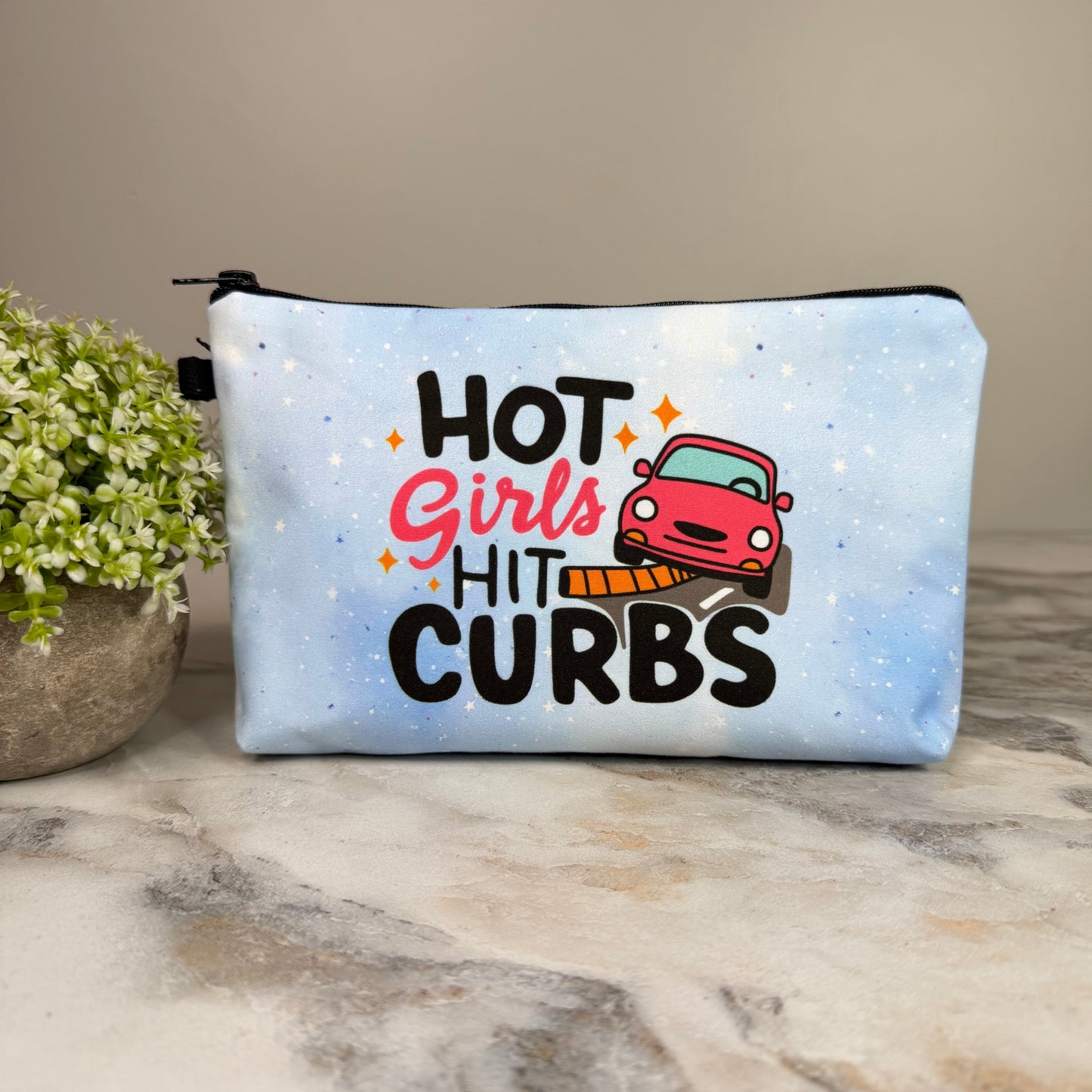 Pouch - Humor, Hot Girls Hit Curbs