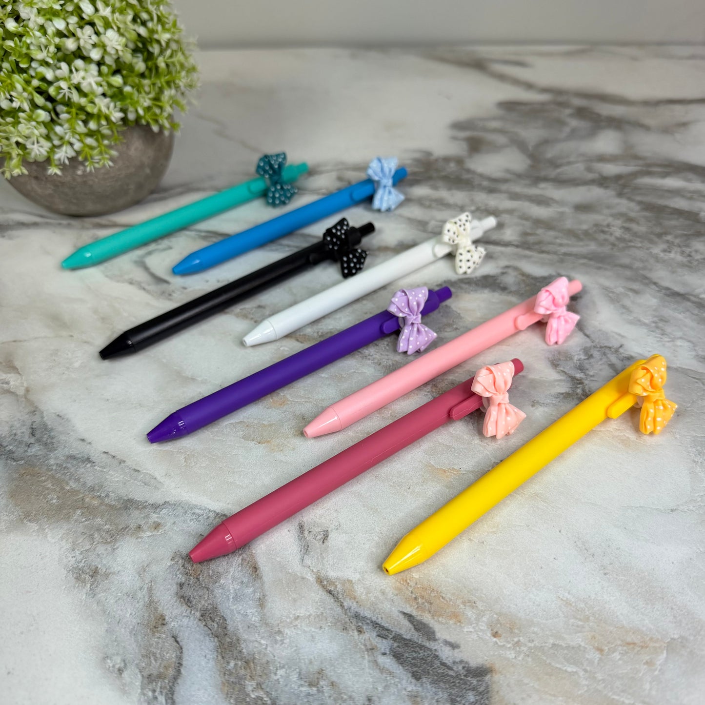 Pen - Bow Polkadot Mix