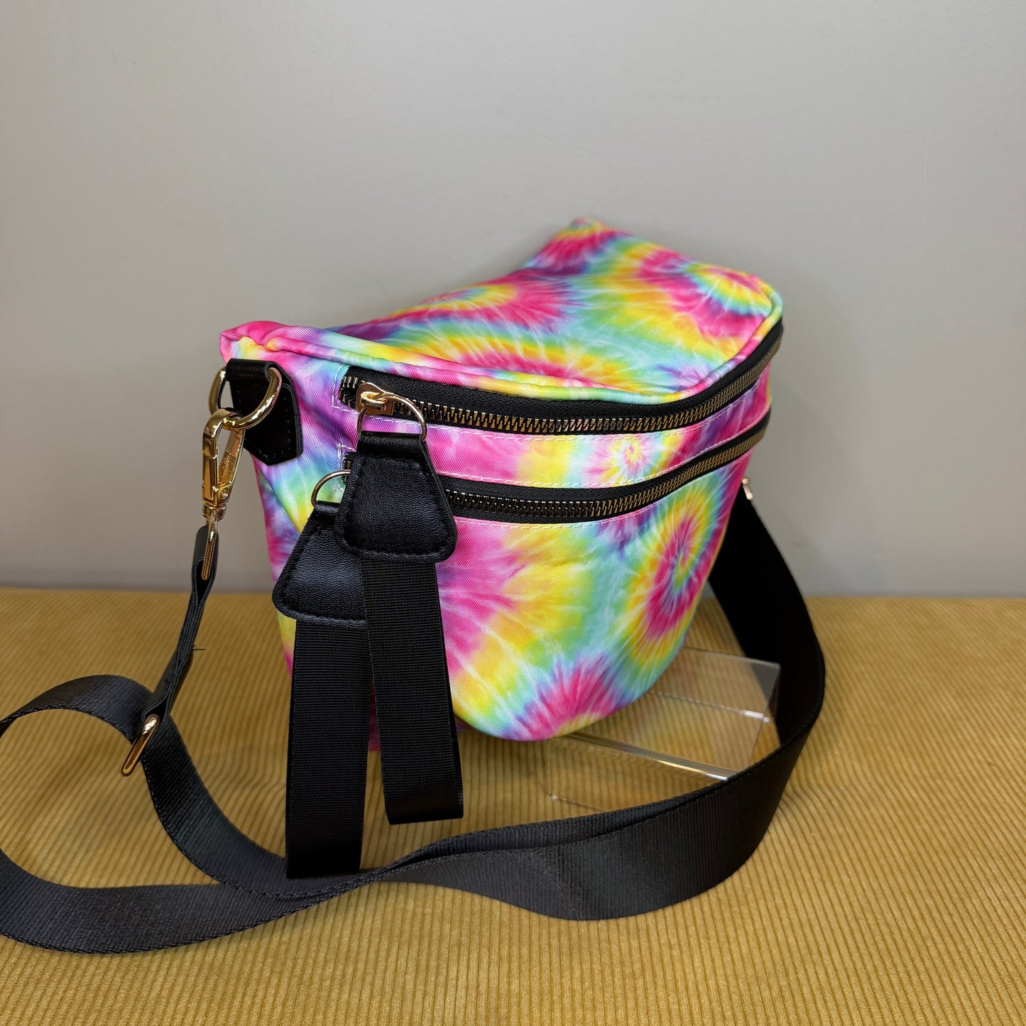 The Roni Nylon Crossbody - Tie Dye Swirl