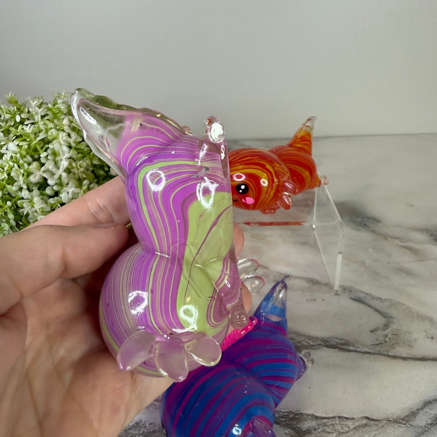 Squishy Toy - Axolotl, Marble
