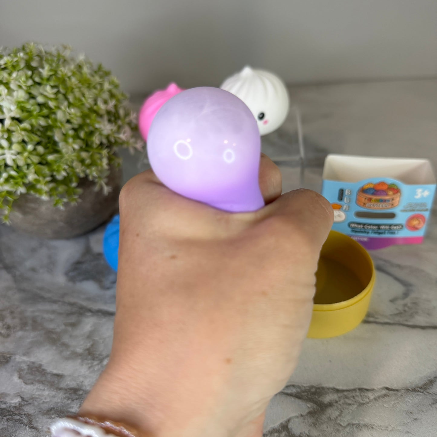 Squishy Toy - Mini Dumpling, Solid, Single Item