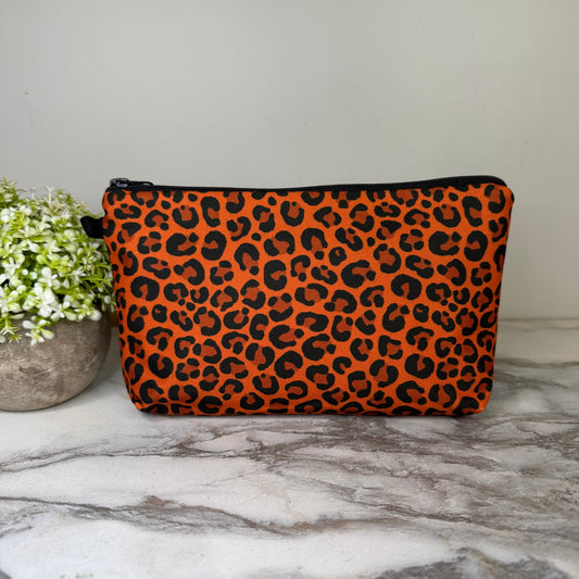 Pouch - Animal Print Caramel