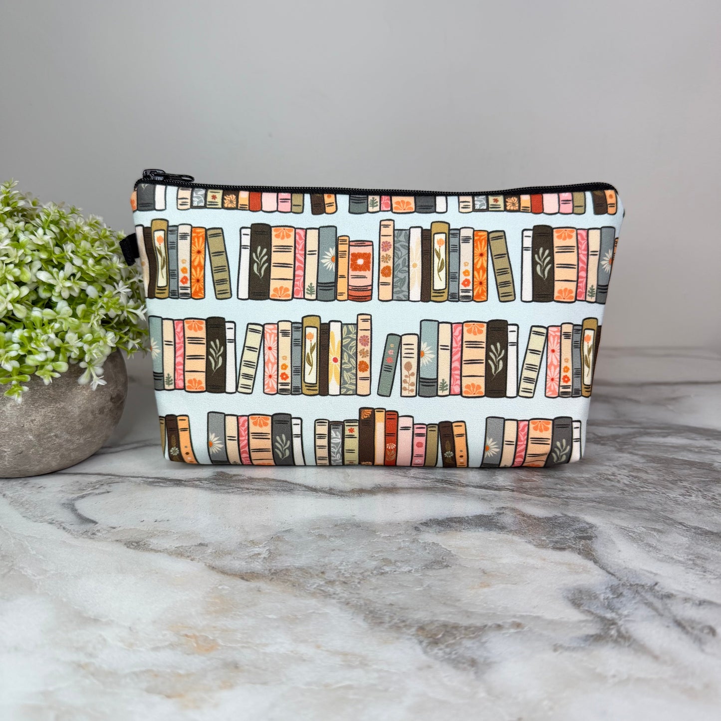 Pouch - Book, Floral Books