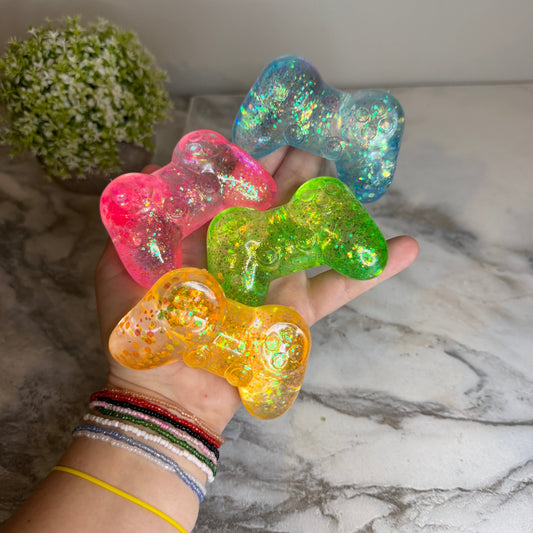 Squishy Toy - Glitter Game Controller