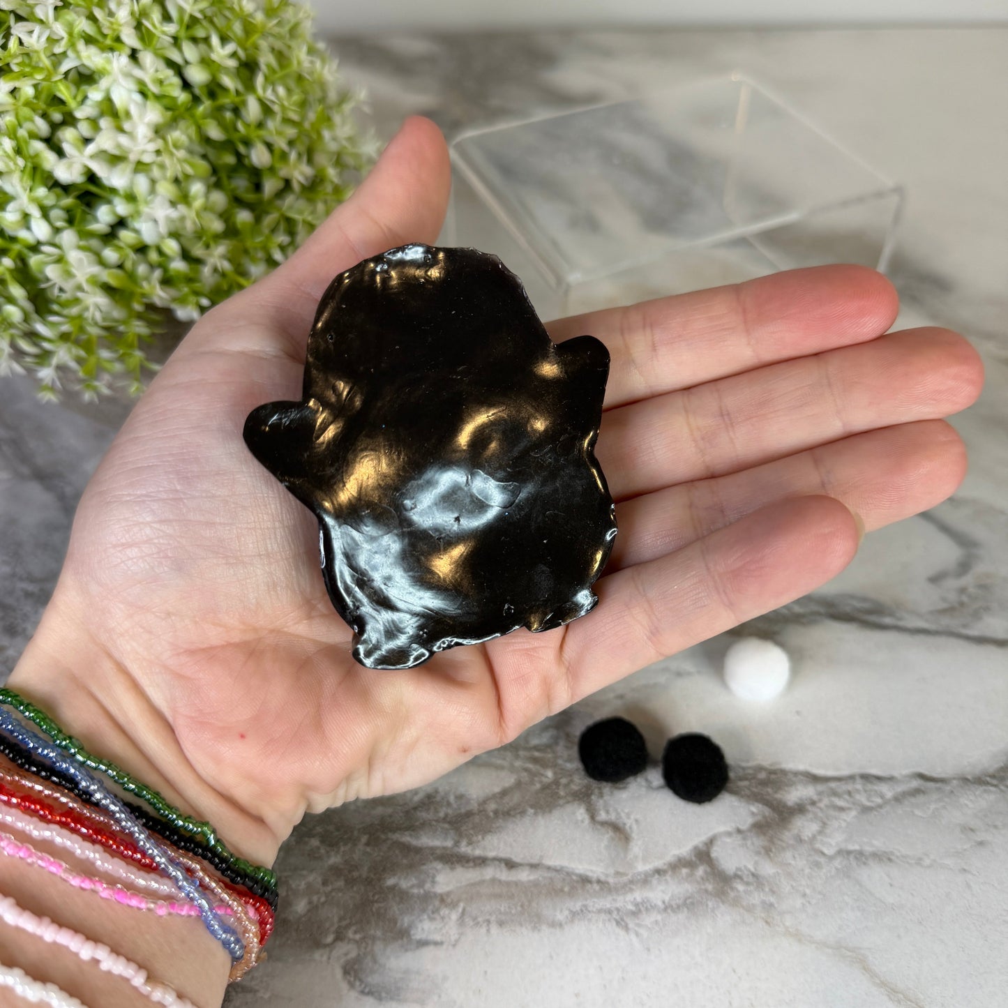 Squishy Toy - Penguin + Pom Pom