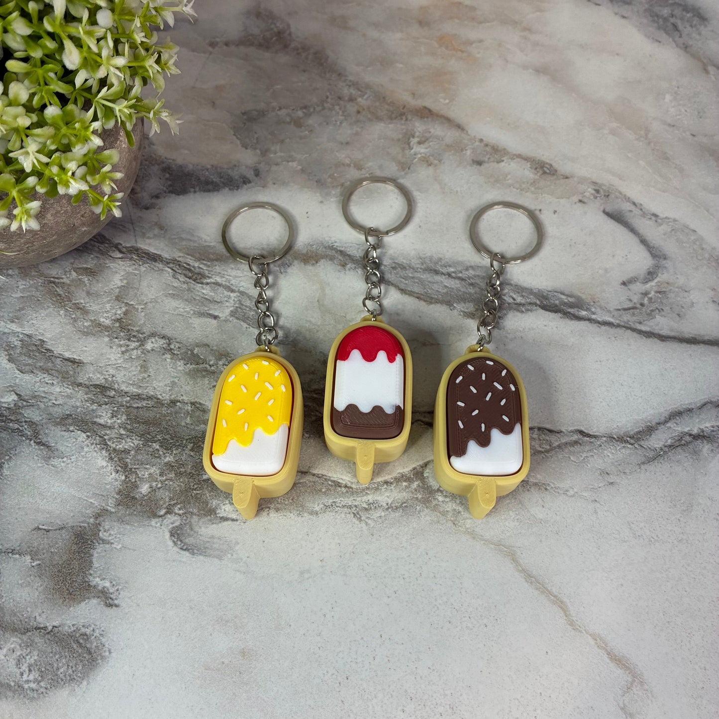 Keychain Clicker Toy - Popsicle